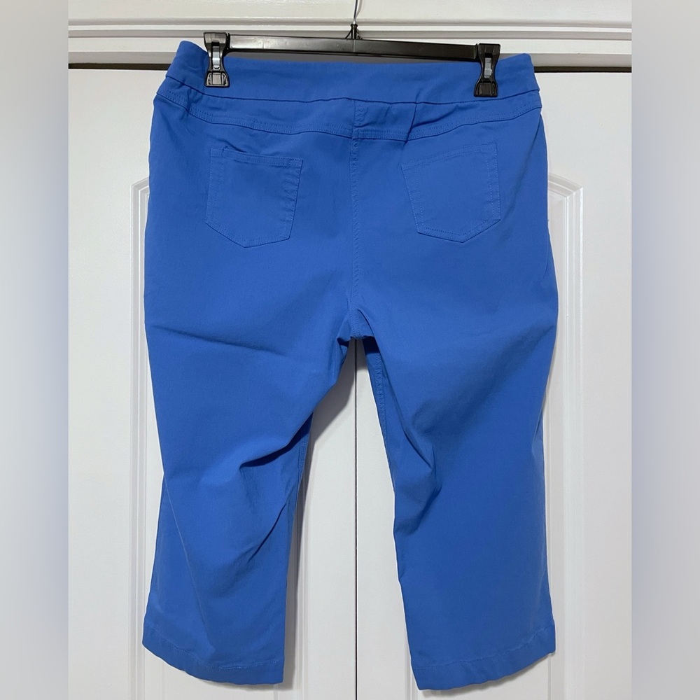 LOT of 2 Slim-Sation by Multiples Capris Black & Blue Sz 16 - Picture 7 of 15
